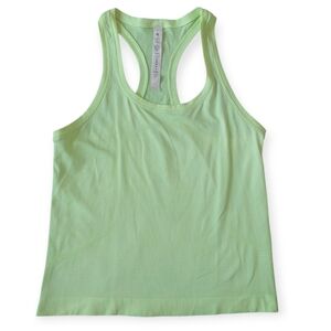 Lululemon Swiftly Tech Racerback Tank Top Womens Size 6 Light Green Lightweight